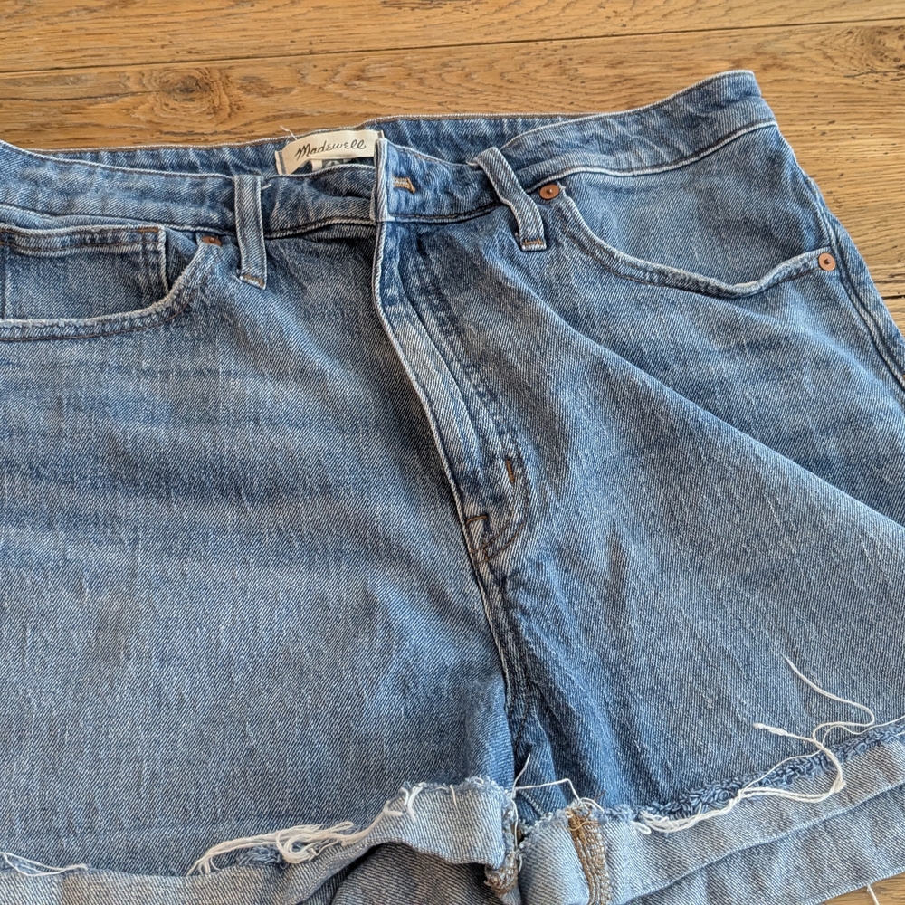 Madewell High Rise Jean Shorts